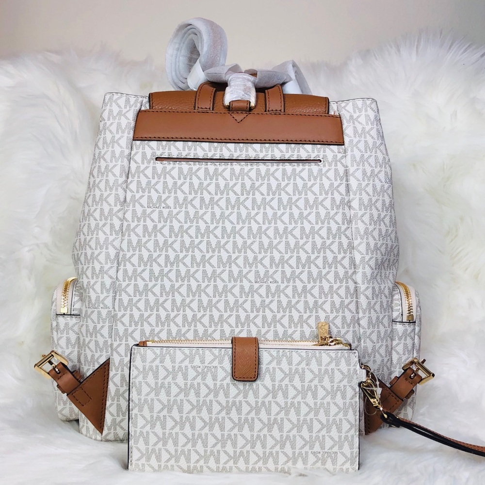 3PCS Michael Kors Abbey LG Cargo Backpack Set - Picture 4 of 8